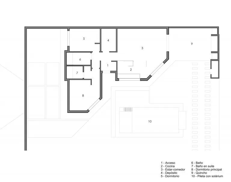 Vivienda “La Ginebra” – La Celia, Ezeiza — plano 1